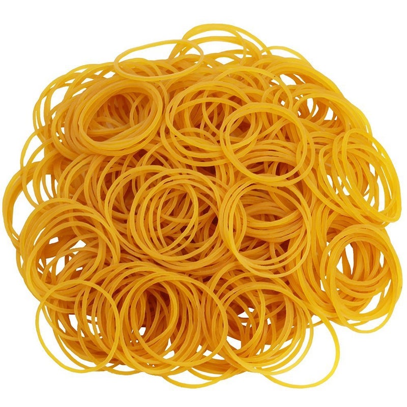 Korty 500pcs Sturdy Stretchable Elastic Bands - General Purpose Rubber Bands for Home, Bank, or Office - Image 1
